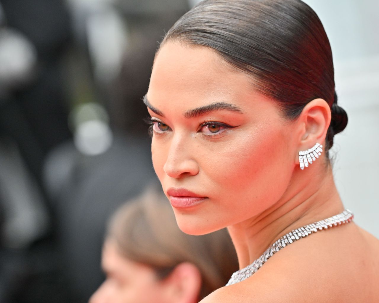 Shanina Shaik at 2024 Cannes Film Festival Opening Ceremony Red Carpet10